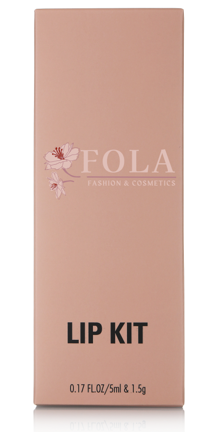 FOLA Ultimate Lip Lush: Vegan Gloss & Liner Lip Kit – Ultra-Hydrating, High-Shine, Waterproof, Long-Lasting Vegan Lip Makeup Set with Sunscreen